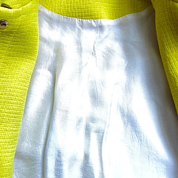 Zara Basic short yellow blazer size S - Picture 9 of 9